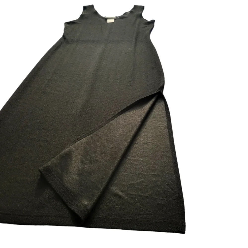 Danielle Casey Maxi Dress Black Dress Vintage Made in USA Size 12
